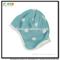 BKD polka dots printed newborn beanie for unisex newborn hats